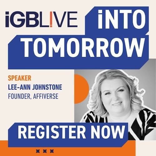 Sign Up With Lee-Ann Johnstone And The Affiverse Team At IGBL!VE Amsterdam
