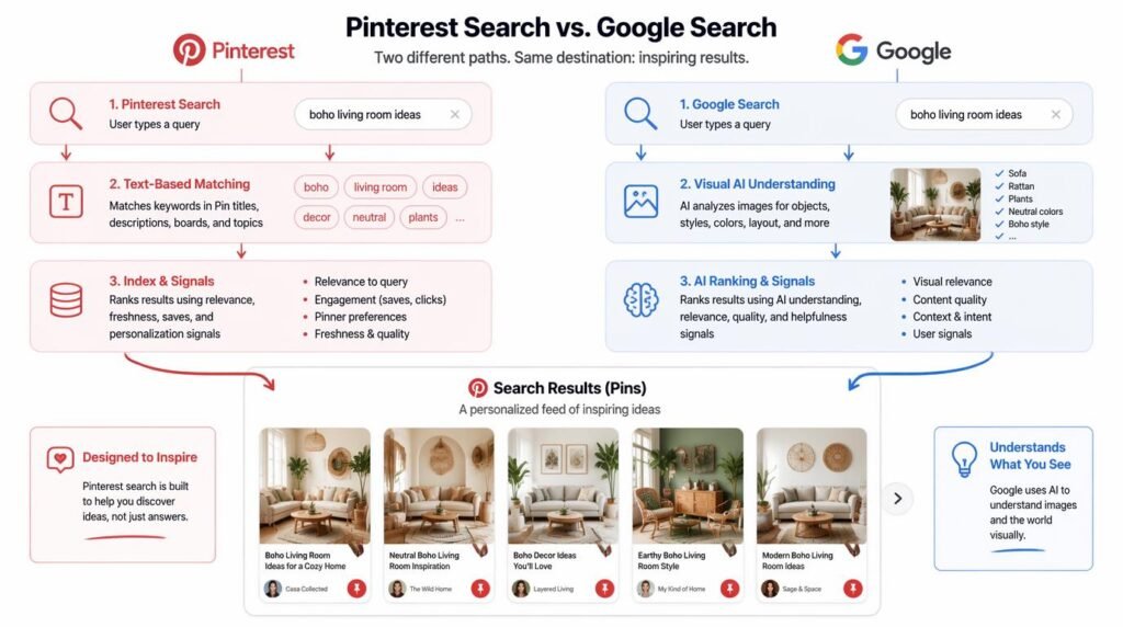 how Pinterest search really works