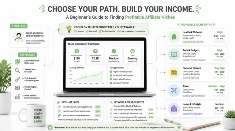 beginner-friendly affiliate niches