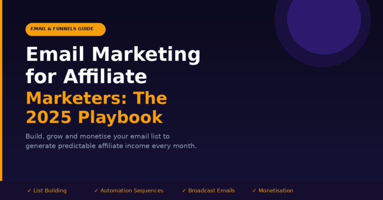 Email Marketing for Affiliate Marketers – Complete 2025 Strategy Guide