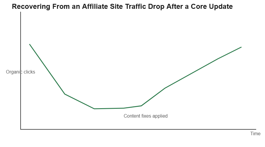 Affiliate Site Traffic Drop After a Core Update