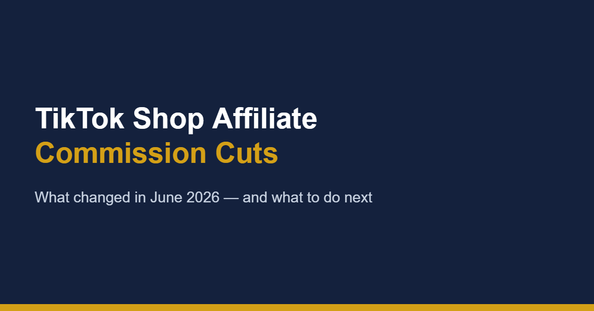 tiktok shop affiliate commission cuts
